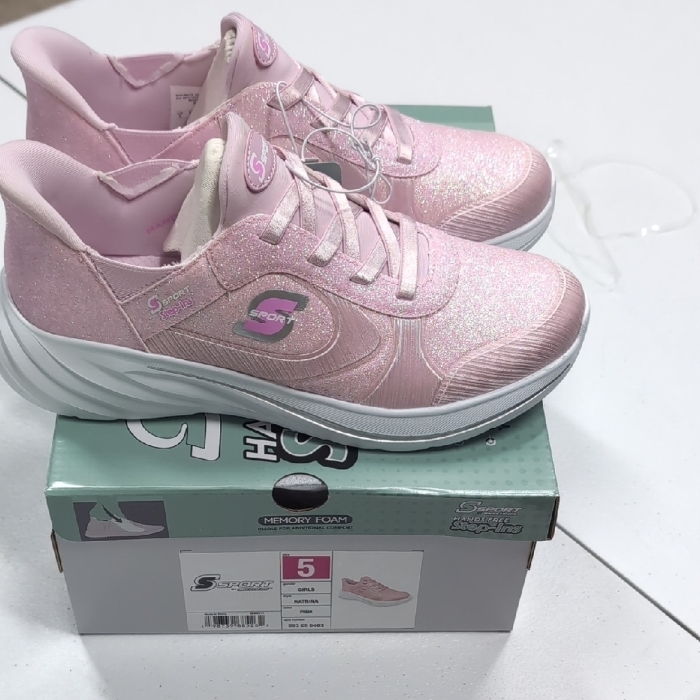 Skechers S Sport Katrina Pink Sneakers